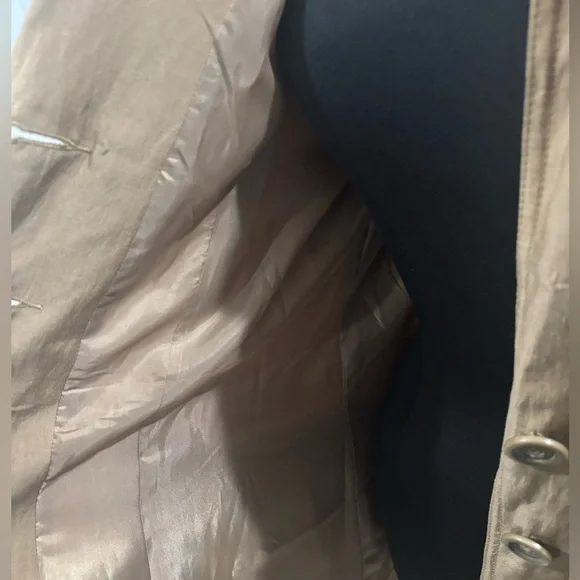 Cabi Tan Long Dress Over Coat/Blazer -Size XL - Picture 9 of 9